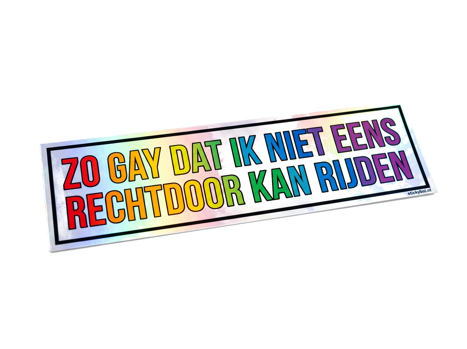 Zo gay dat ik niet eens rechtdoor kan rijden